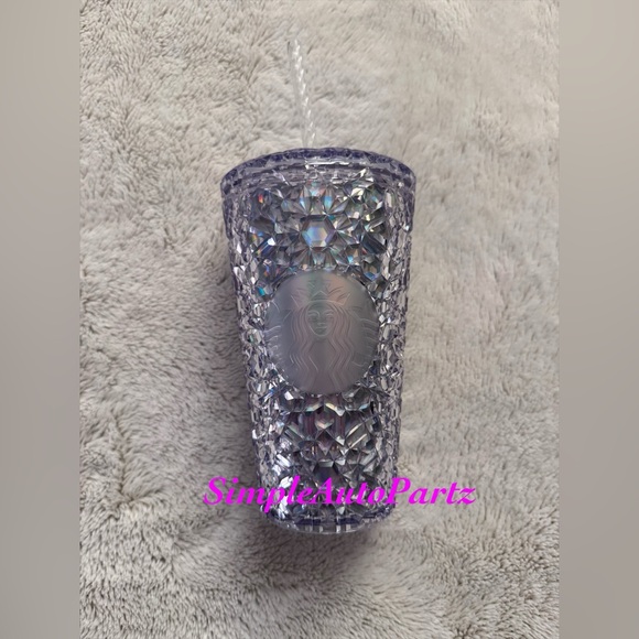 ❌SOLD❌STARBUCKS HOLIDAY 2024 TUMBLER CUP SET IRIDESCENT GEM JEWEL GRANDE & VENTI - Picture 6 of 8